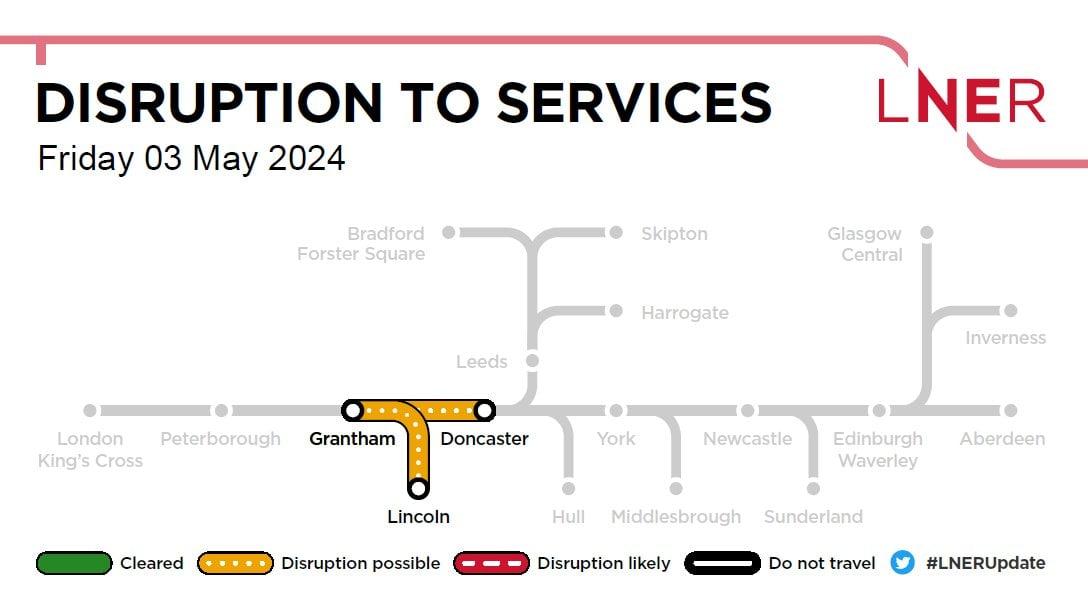 ⚠️#LNERUpdate Due to a fault with the signalling system between #NewarkNorthgate and #Grantham, services may be subject to delays when passing in the surrounding area.
ℹ️ For live train updates: