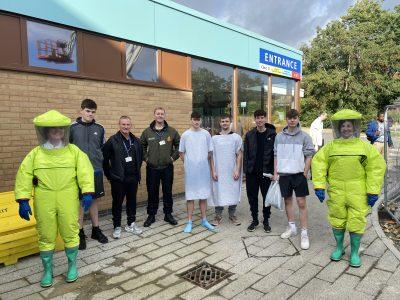 College students help the NHS prepare for future emergencies