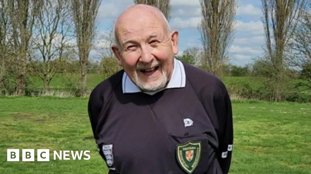Referee Ernie Broughton, 80, on his love for the beautiful game