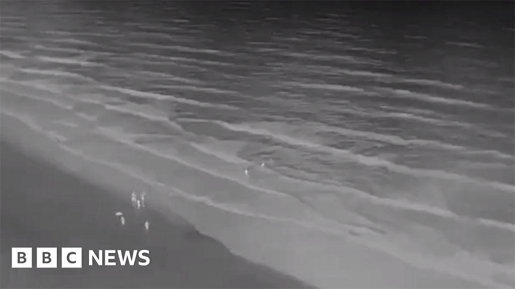 Police rescue woman from freezing cold Lincolnshire sea