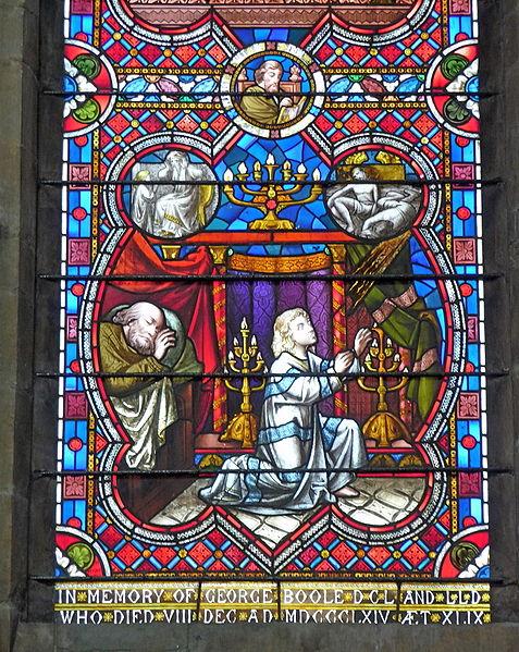 We're so pleased to read the news of the unveiling of a statue in Lincoln to George Boole, the creator of Boolean logic which is the foundation of all computer technology.
The "Teaching Window" at the Cathedral is dedicated to him - You'll find it on the North side of the nave. https://t.co/ODXXc3FRq4