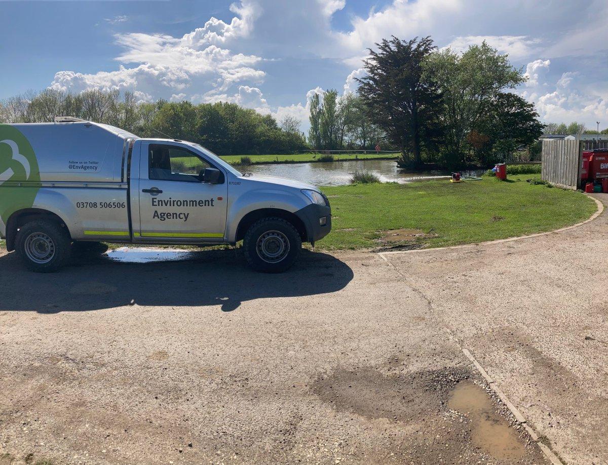 Our officers recently responded to reports of hundreds of dead fish at a still water fishery near Mablethorpe.
It was found that recent thunderstorms and downpours had led to oxygen levels in the water crashing.
Several water pumps were brought in by our team who managed to get the oxygen levels back up and save many hundreds of fish. If you see fish in distress get in touch by calling us on 0800 807060