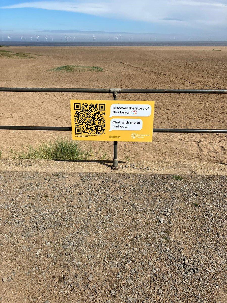Want to find out more about work we are doing on the Lincolnshire coast?
Say hello to @HelloLampPost_ 👋
New signs set up from Mablethorpe to Skegness will help you to find out more.
Simply scan the QR code or send a text to find out more.