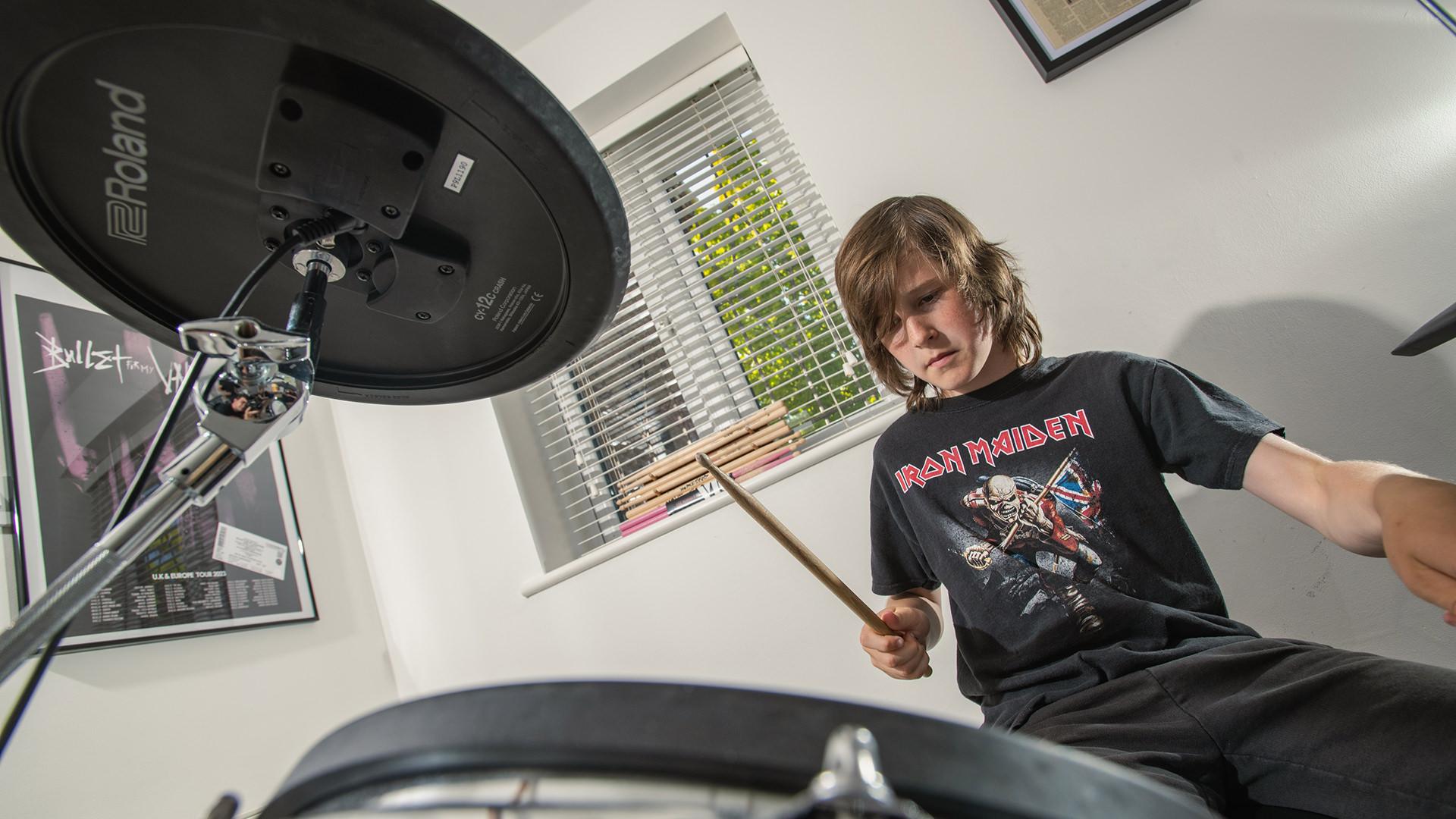 The 11-year-old Lincolnshire drum prodigy with talent beyond his years