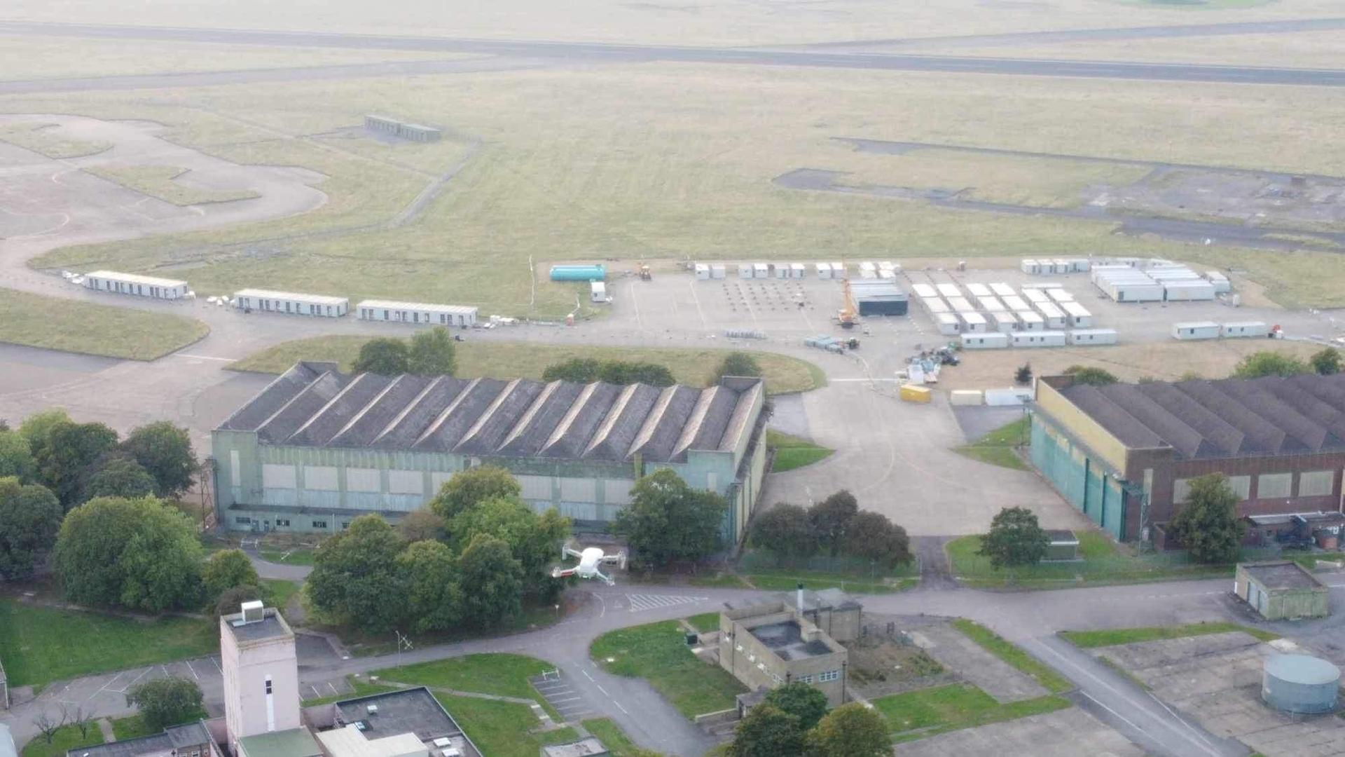 RAF Scampton residents raise alarm over asylum centre near school