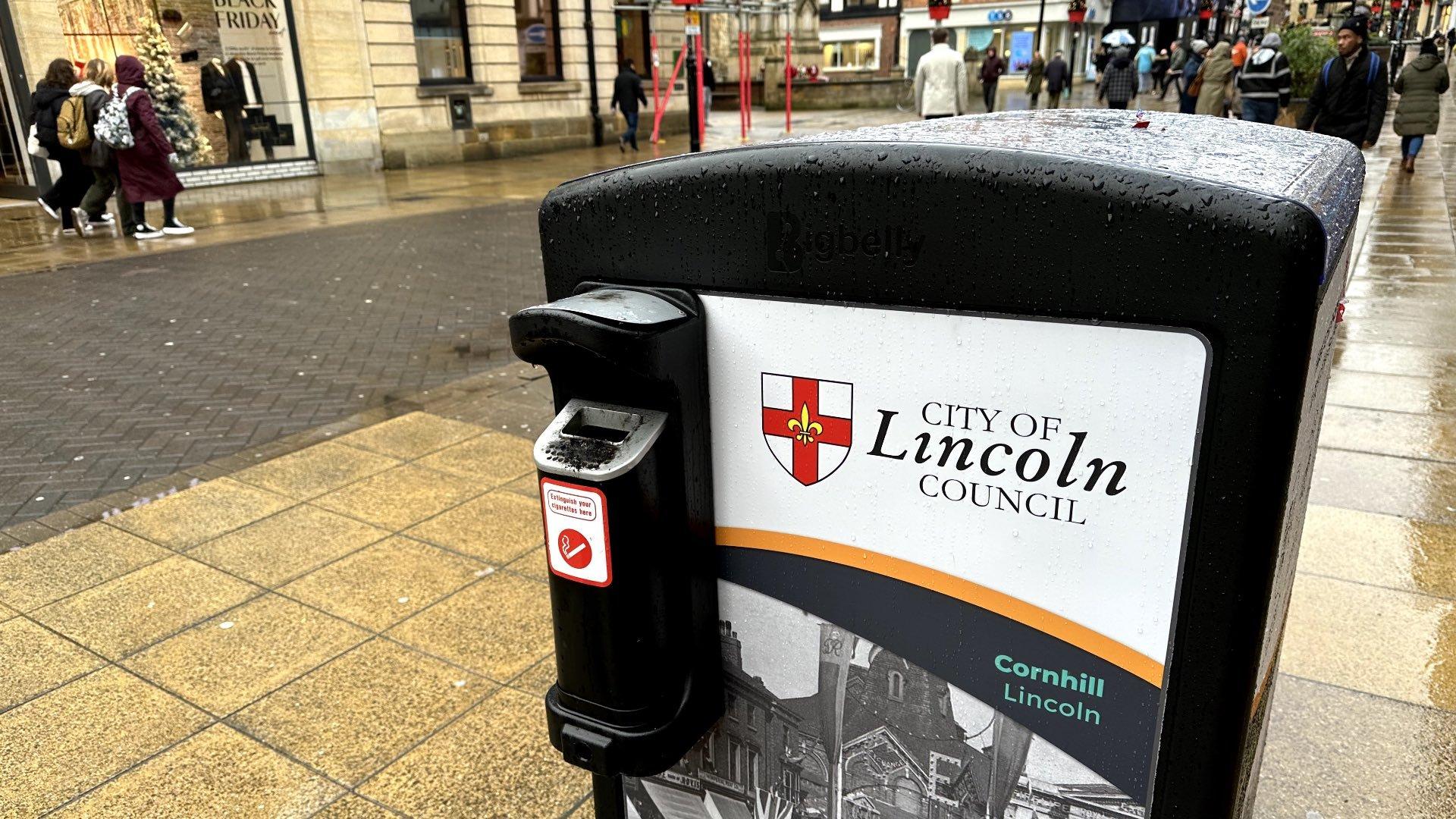 Why doesn’t Lincoln city centre have recycling bins?