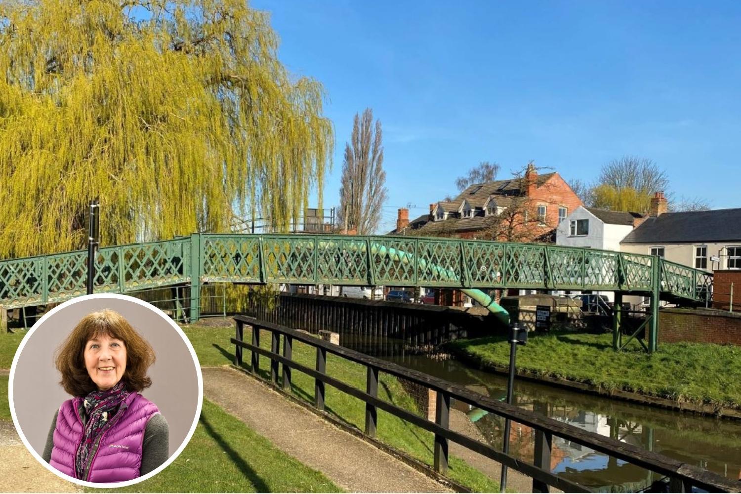Historic footbridge to be temporarily removed for crucial refurbishment work.