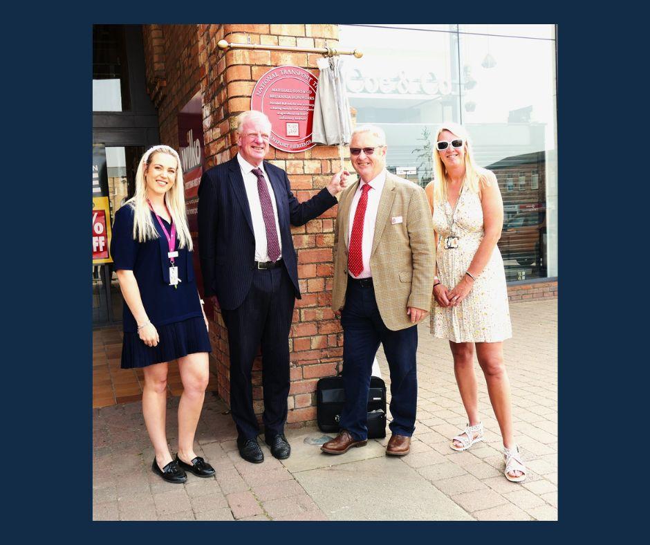 Plaque unveiled to mark Gainsborough firm’s place in transport history